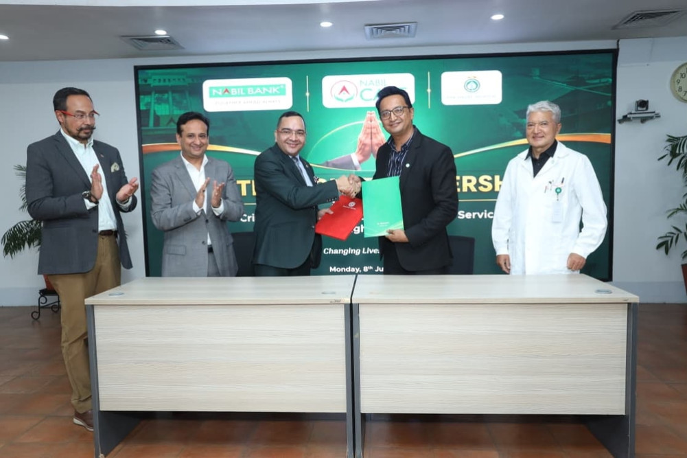 Nabil Bank and Dhulikhel Hospital enter into a Rs. 60 million partnership to strengthen essential health and rehabilitation services