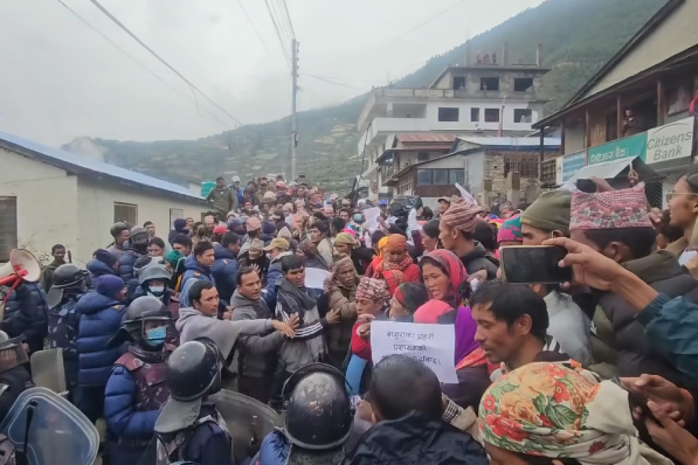 Ranisain area dispute: Protests in Humla after Bajura blocks road