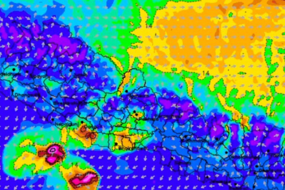 Strong winds likely in some districts of Lumbini this afternoon