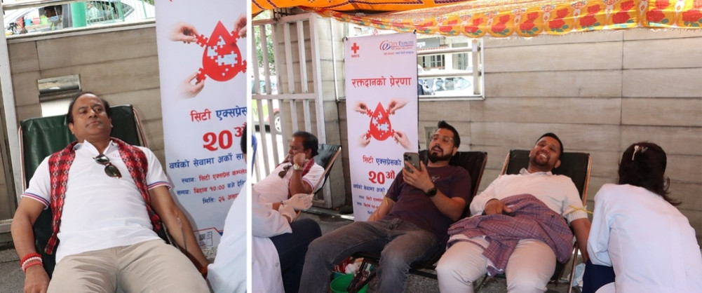 City Express Money Transfer's blood donation program