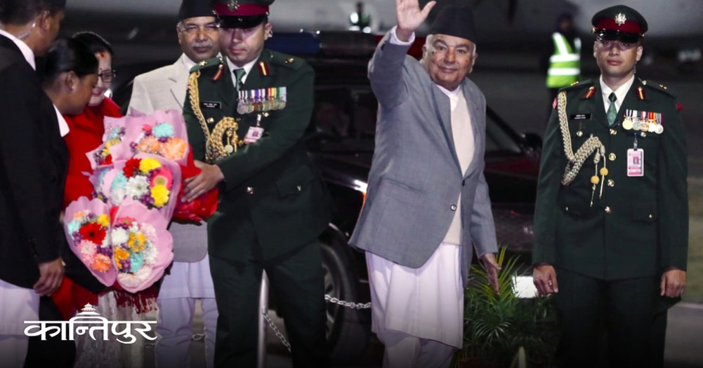 President Poudel departs from Japan