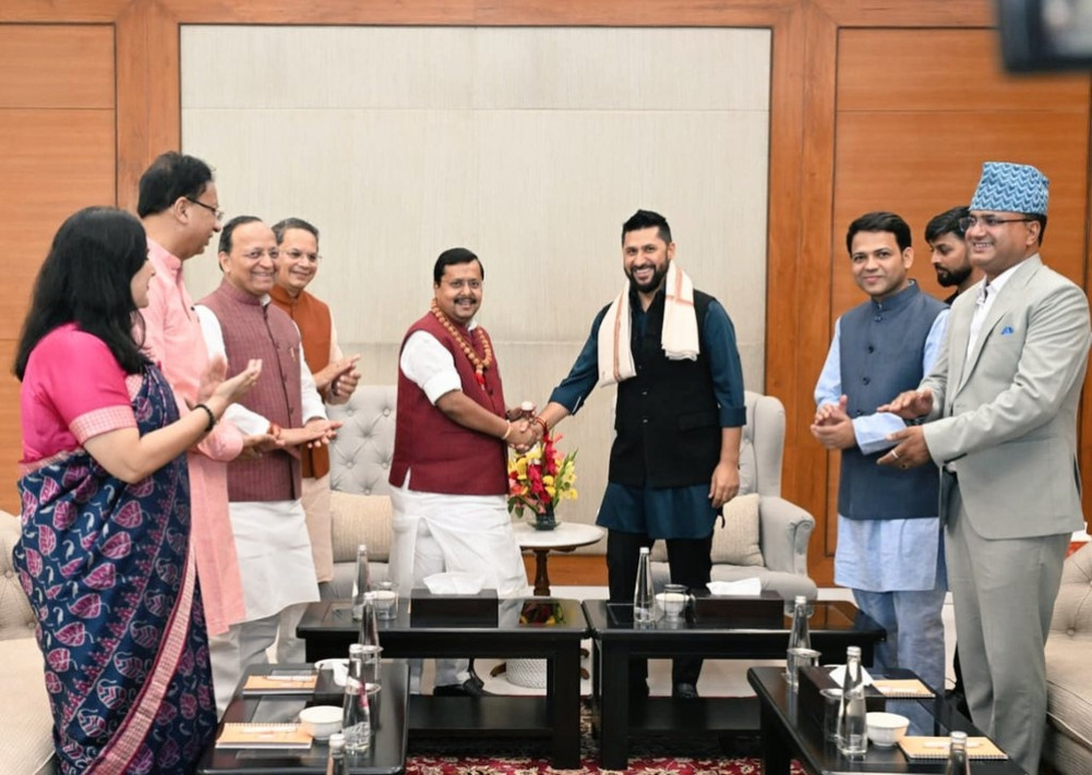 What was the conversation between RSP President Lamichhane and BJP President Naveen?