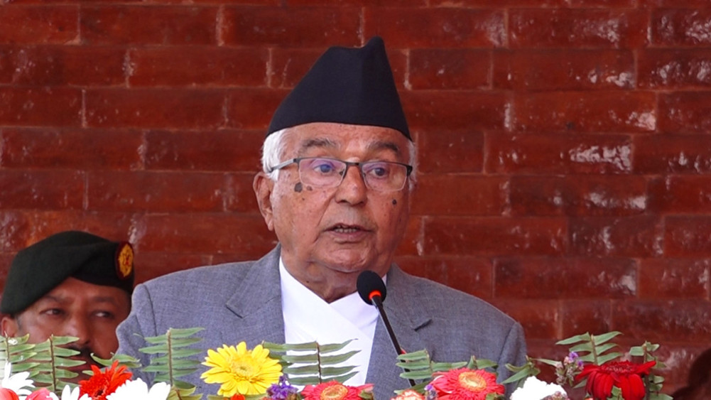 Films should be made a medium of social awareness and national identity: President Poudel