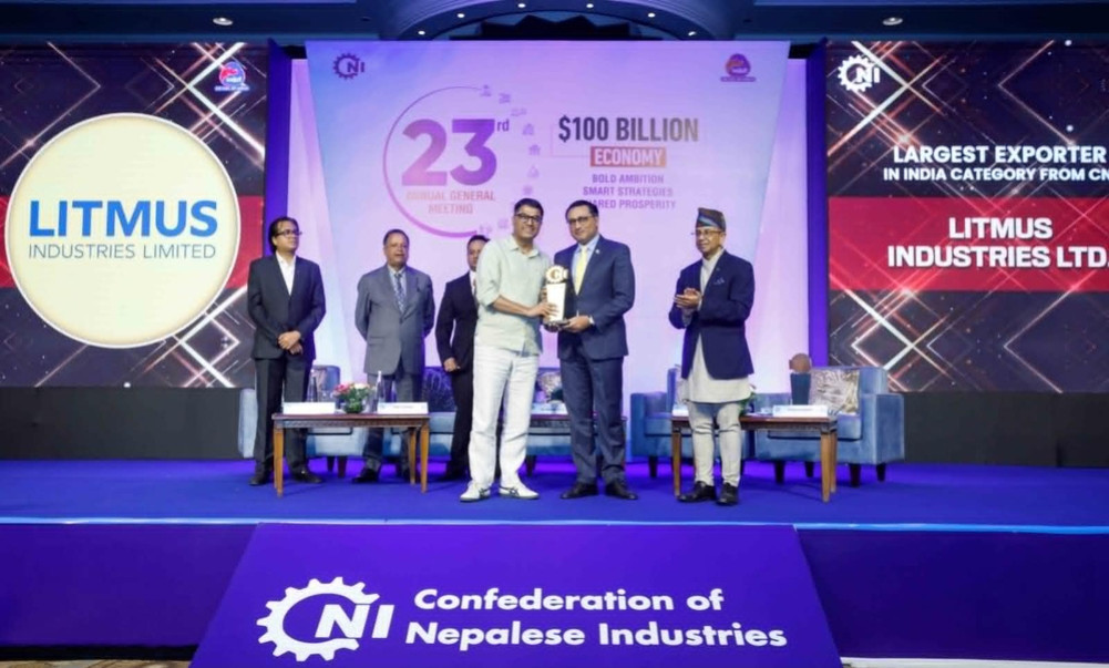Litmus wins award for industry with highest exports to India