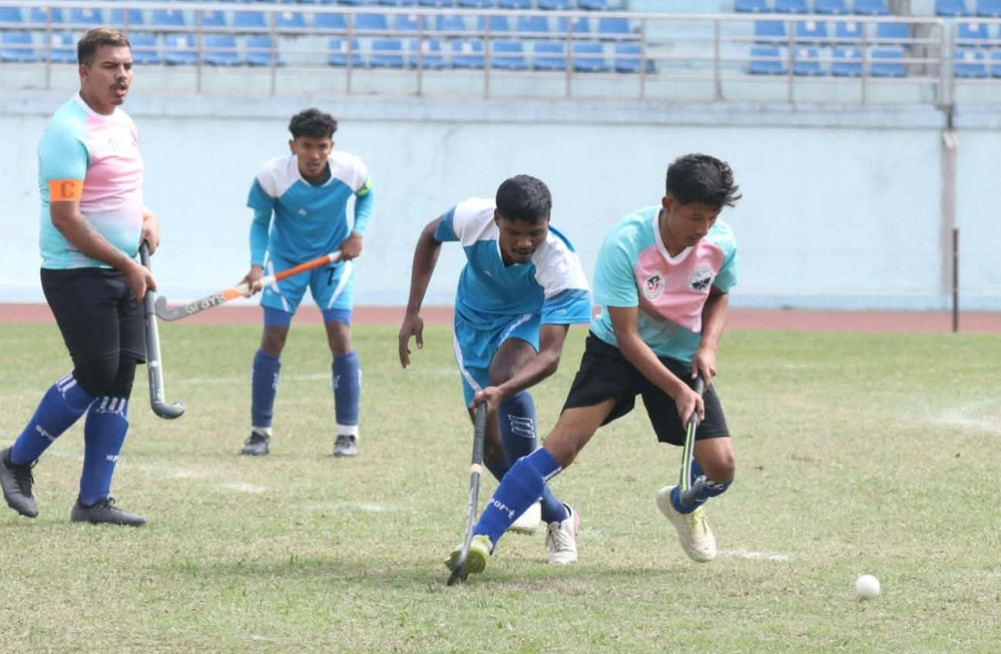 Gandaki undefeated in national hockey, Koshi wins by a landslide