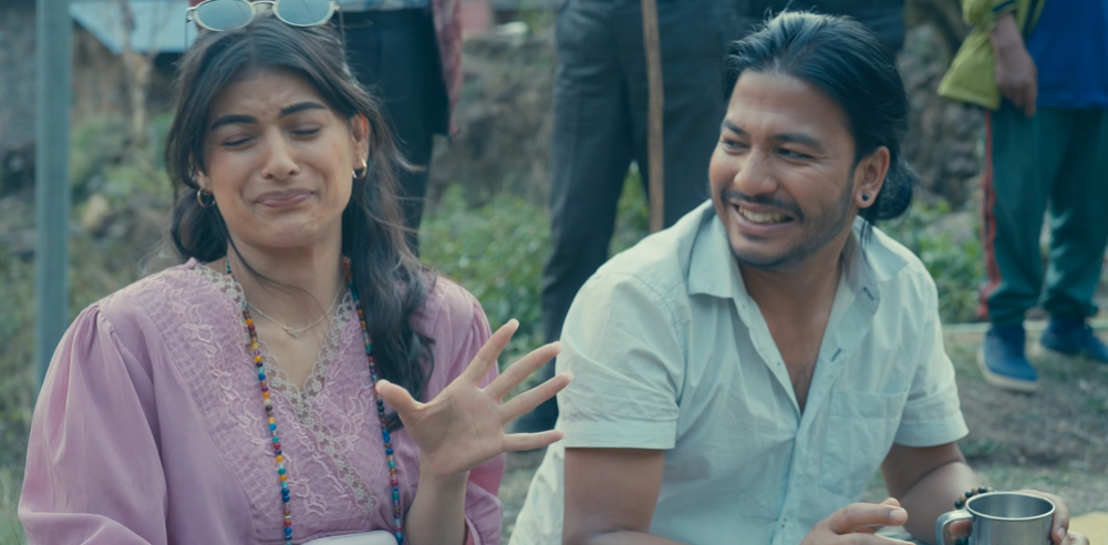 Devendra and Roshni in the song 'Bookie'
