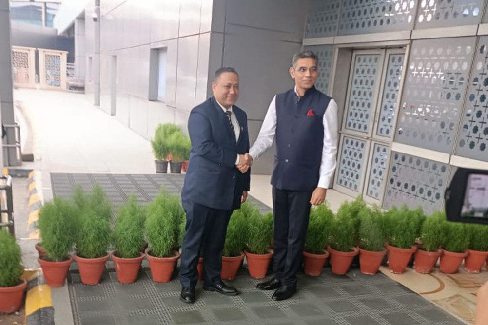 Foreign Minister Khanal in New Delhi