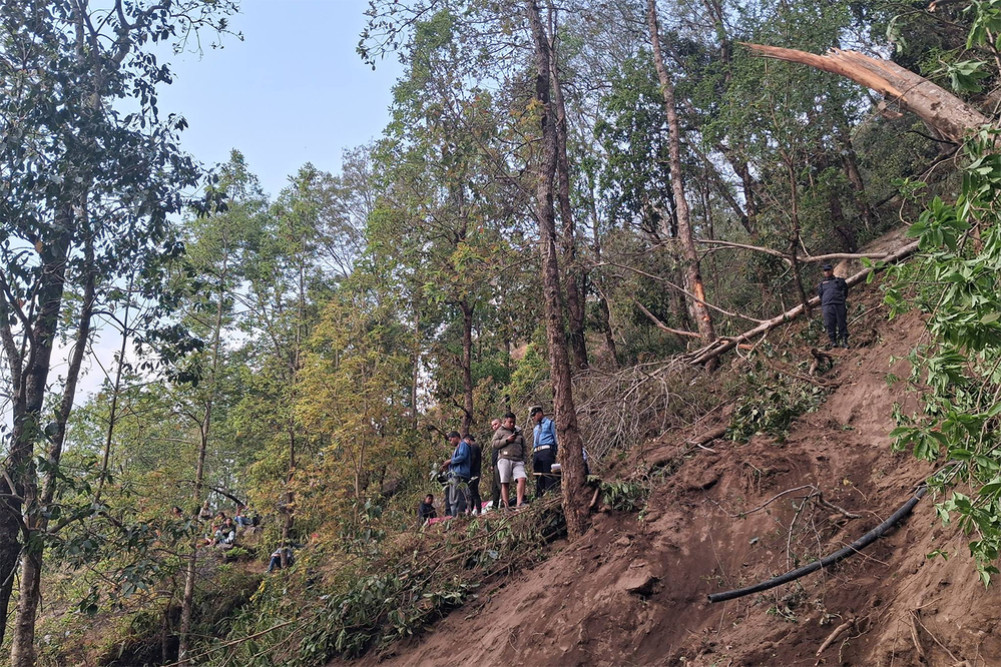 Two killed in landslide during road expansion in Nuwakot