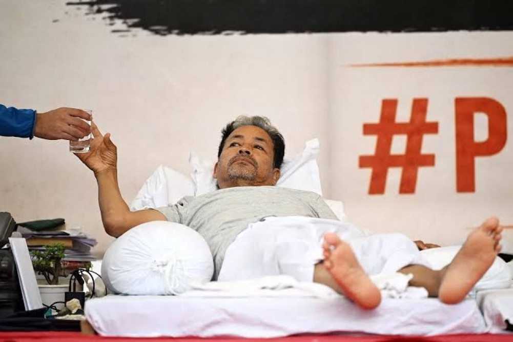 Wangchuk has been on a hunger strike for 18 days, his health condition is deteriorating.
