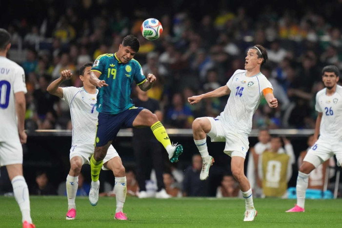 Colombia tops Group K after beating Uzbekistan