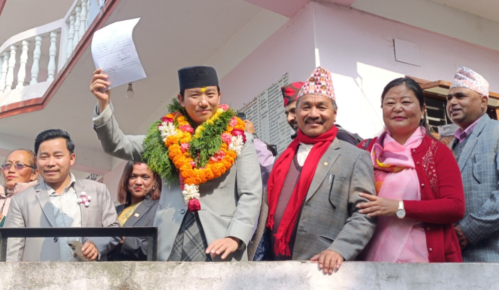 UML candidate Suhang Nembang elected from Ilam-2