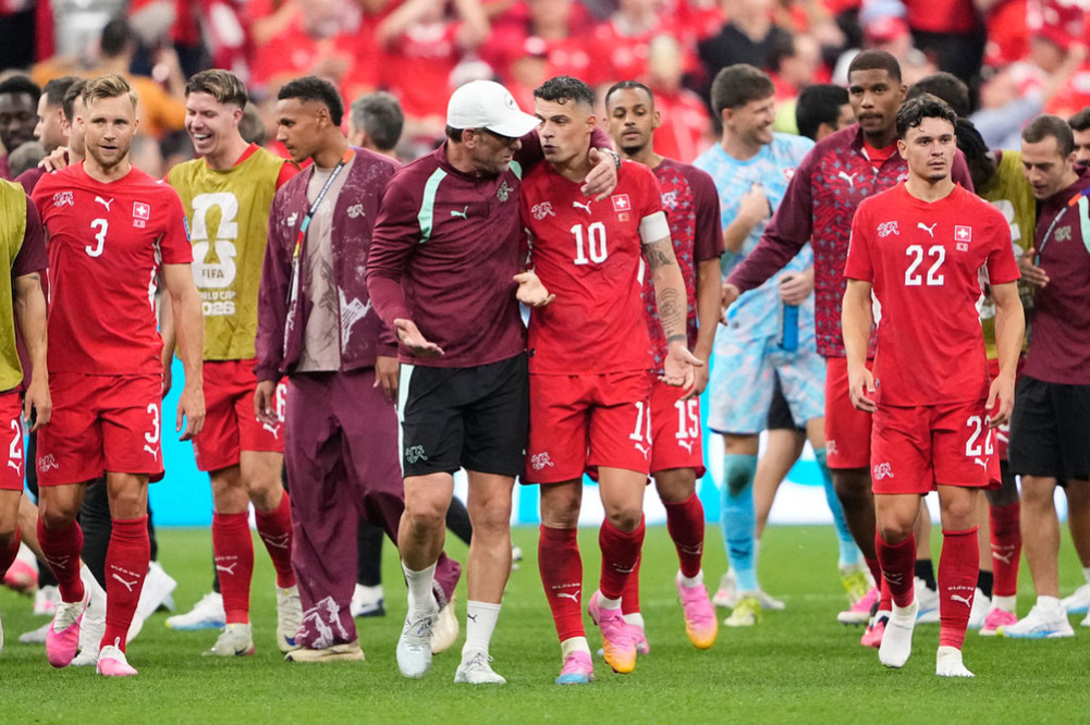 Switzerland advances to last 16 with historic win in knockout stage