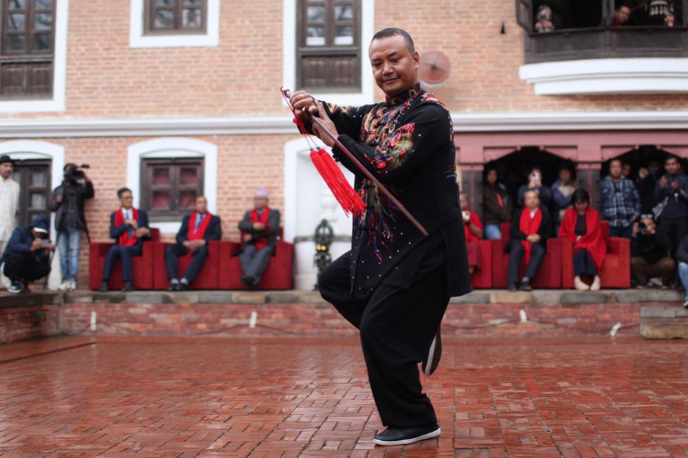 Joint exhibition of 100 Nepali players on International Tai Chi Day