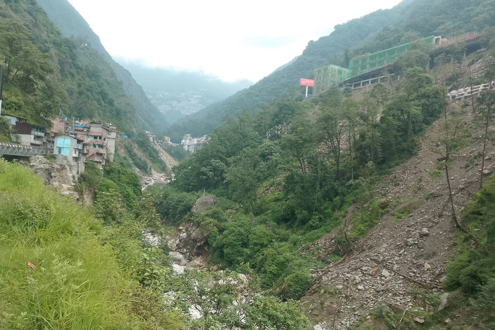 Tatopani border point closed for 7 days, containers carrying goods worth millions stranded