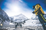 Drones start carrying heavy loads on Mount Everest, reducing climbing risks