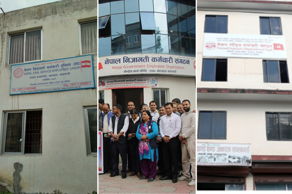 Party trade unions on government land
