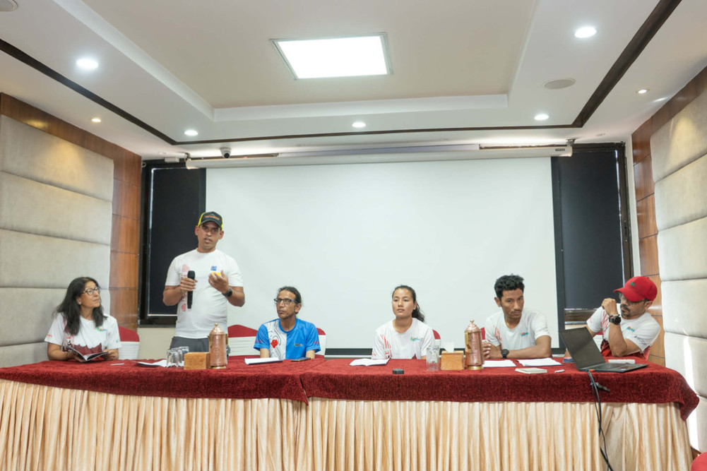 Manjushree Trail Race underway