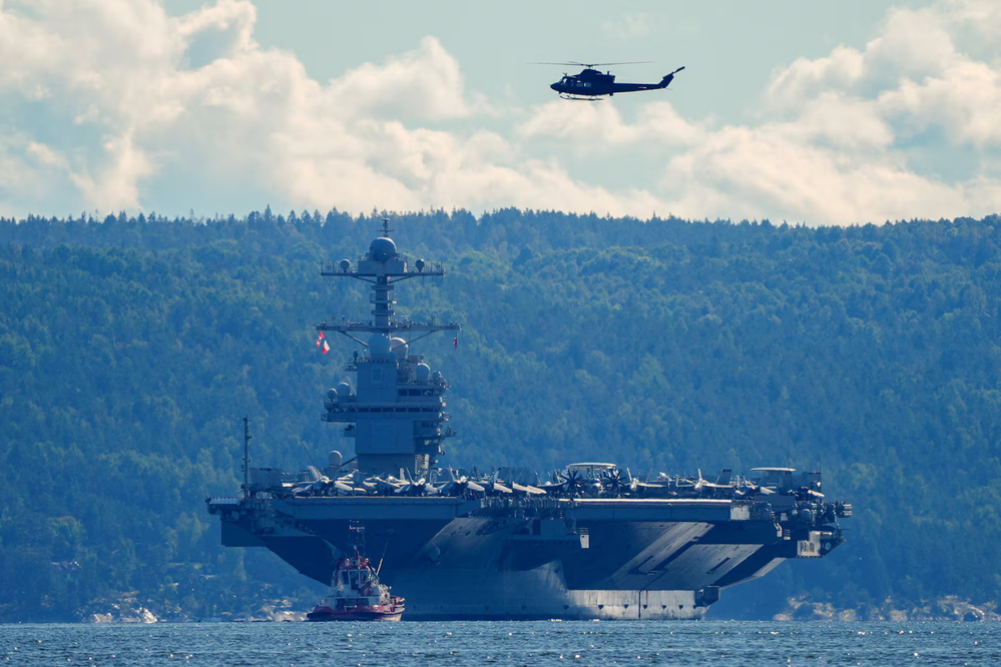 US warship 'USS Gerald R. Force' returns after 326 days