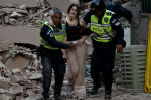 Two powerful earthquakes shake Venezuela, collapse buildings