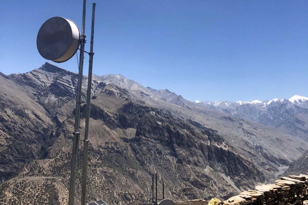 Telecom's 4G service in Chharka Tangsong, Dolpa