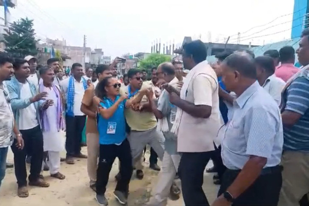 Brawl breaks out between two groups at RSVP Siraha convention venue
