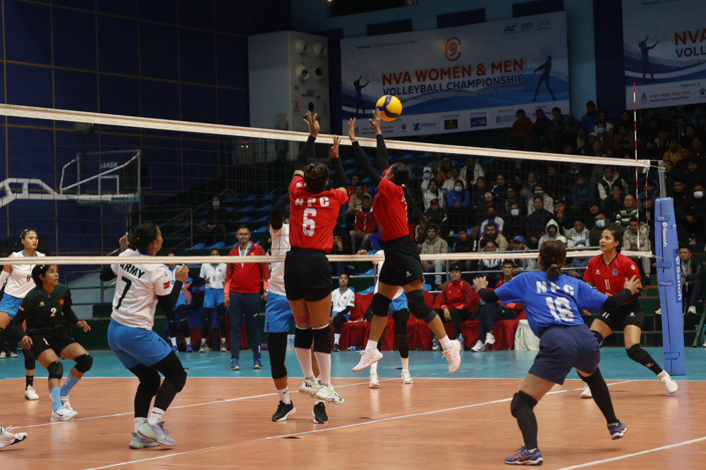 NVA Volleyball Championship: New Diamond and Police in the finals
