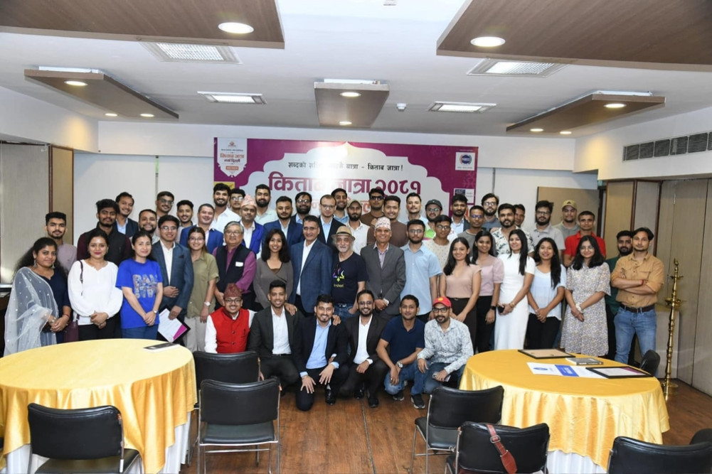 The fifth edition of the world tour of 'Kitab Jatra' is underway in New Delhi.