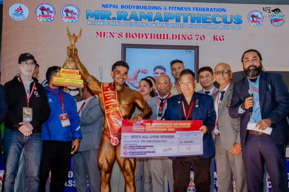 Kshitij awarded 'Mr. Ramapithecus' title