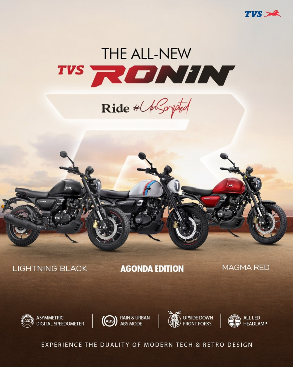 Jagadamba Motors launches Ronin Monotane and Agonda
