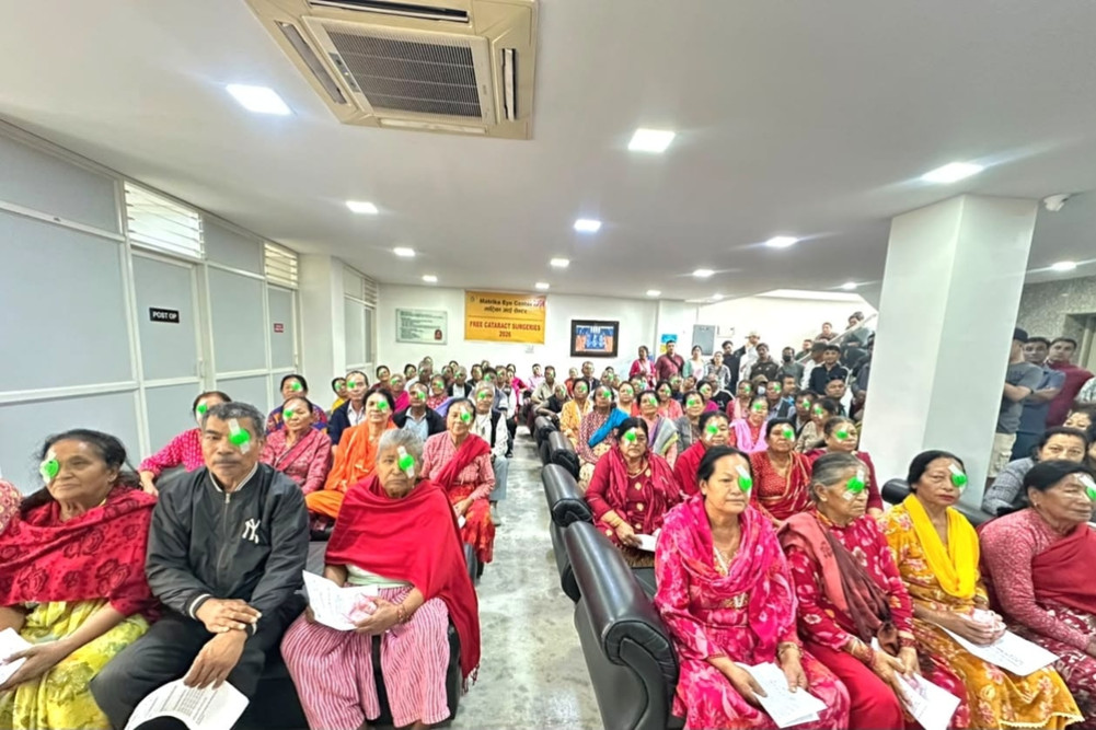 Free cataract surgery for 337 people