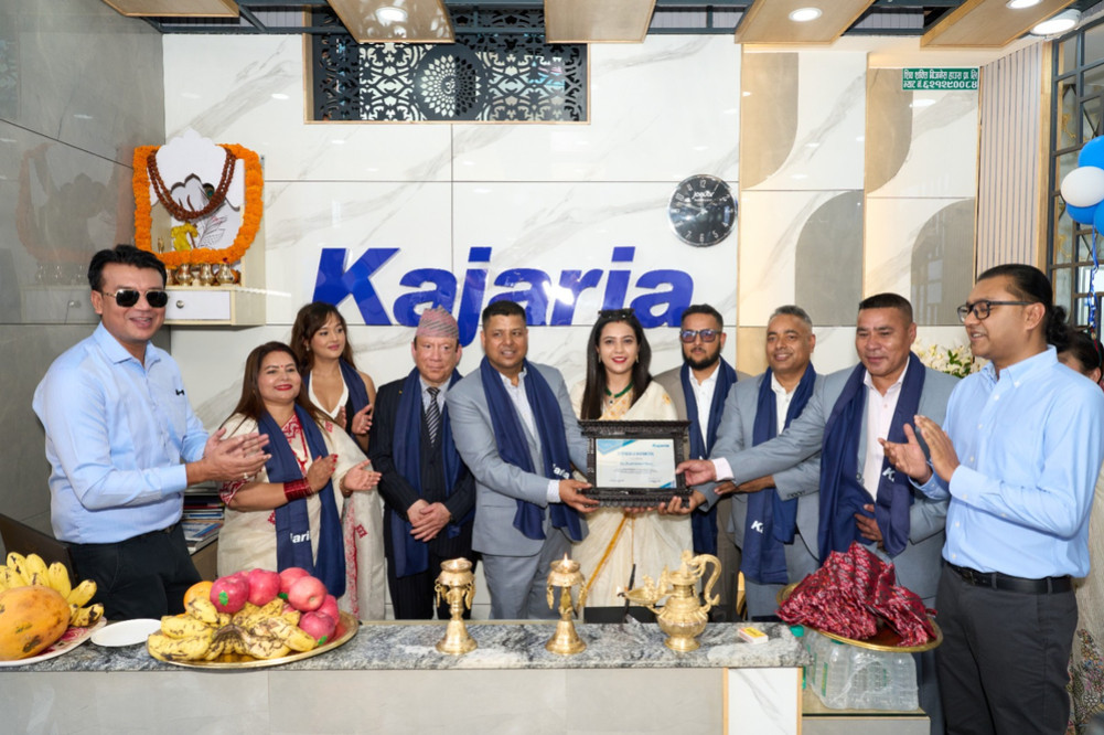 Kajaria's new showroom in Jorpati