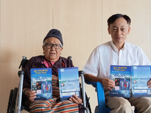 Dr. Yubaraj Limbu's book 'Heart and Blood Vessel Diseases' published