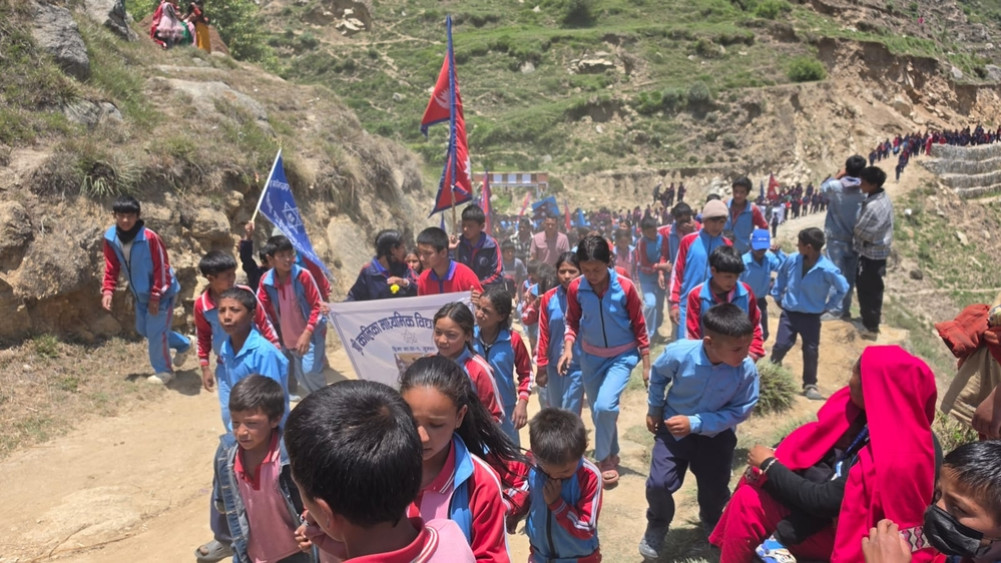 The fourth reading fair was held in Hima Rural Municipality.