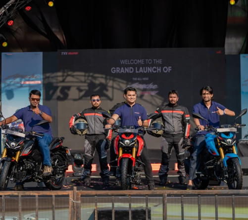 TVS launches powerful TVS Apache RTR 160 4V