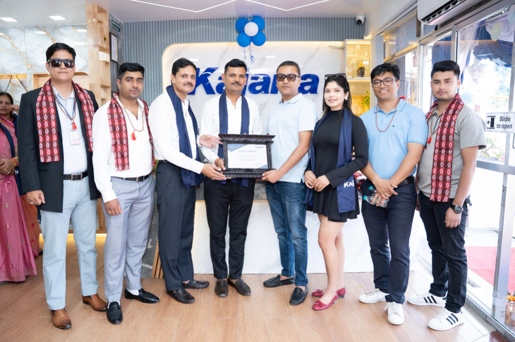Kajaria's new showroom on Tokha Road