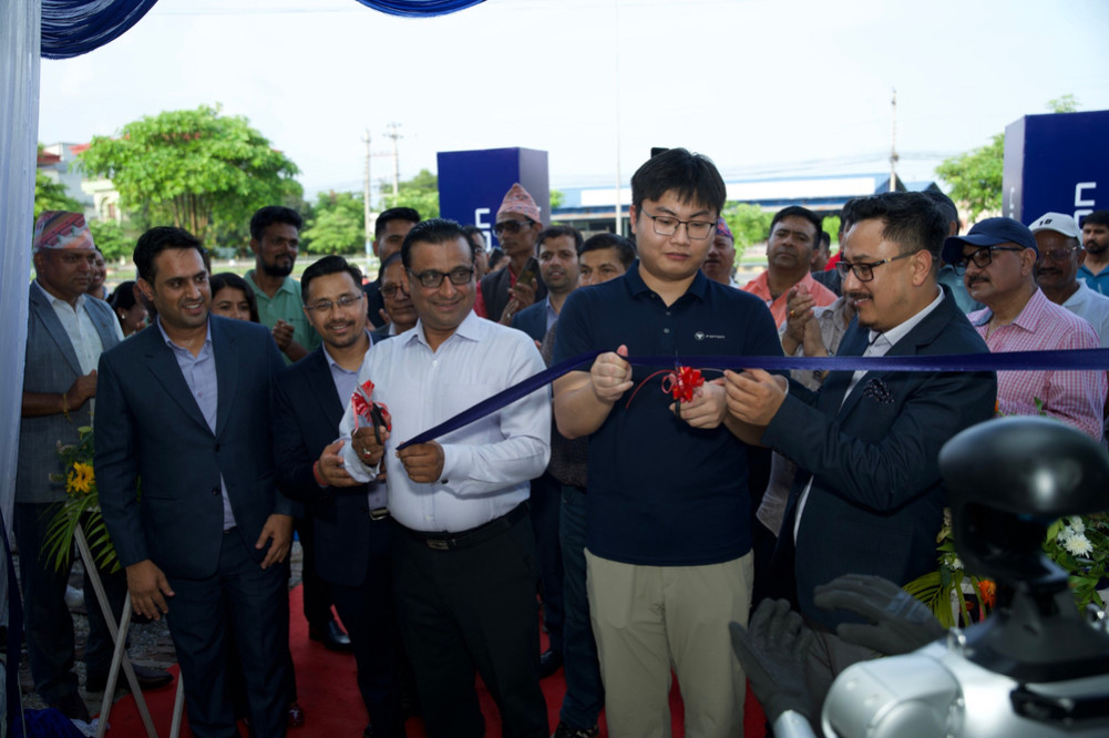Foton Motors' new showroom in Butwal