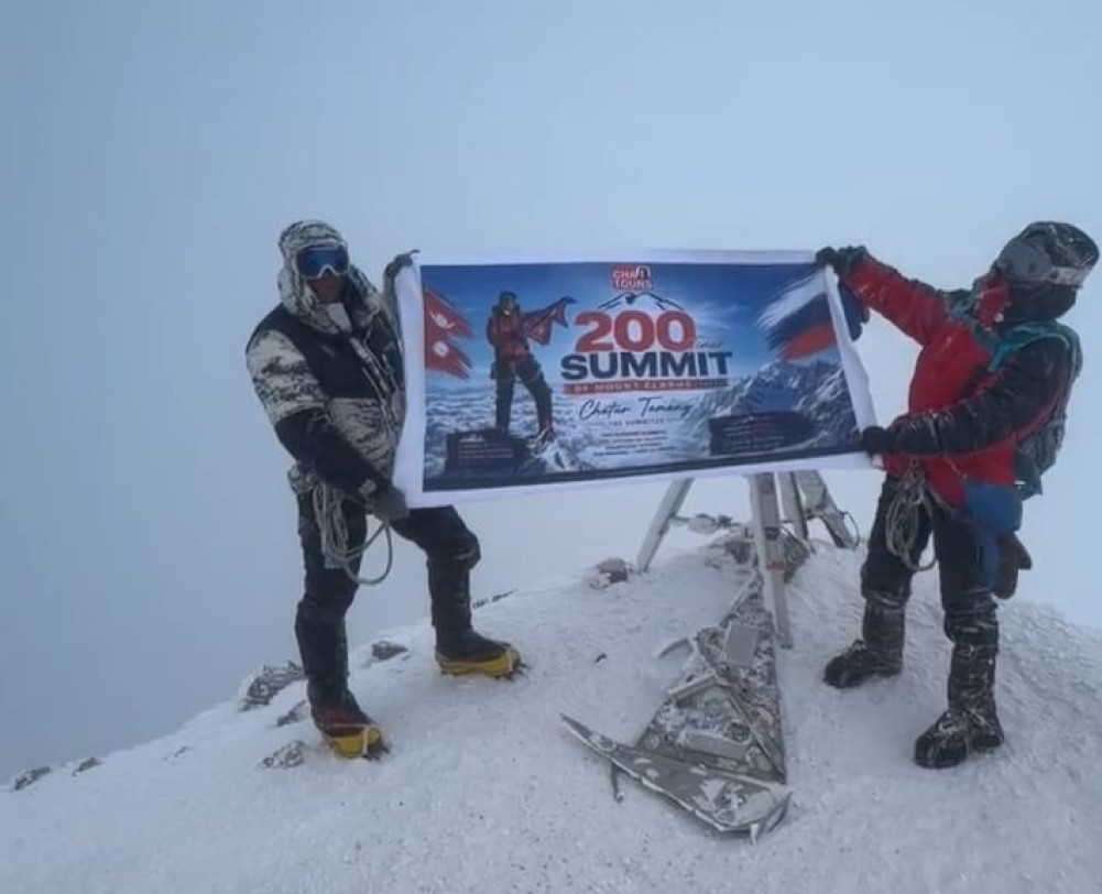 Chatur Tamang's 200th Successful Ascent of Mount Elbrus