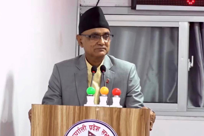 Karnali Chief Minister Yam Lal Kandel resigns