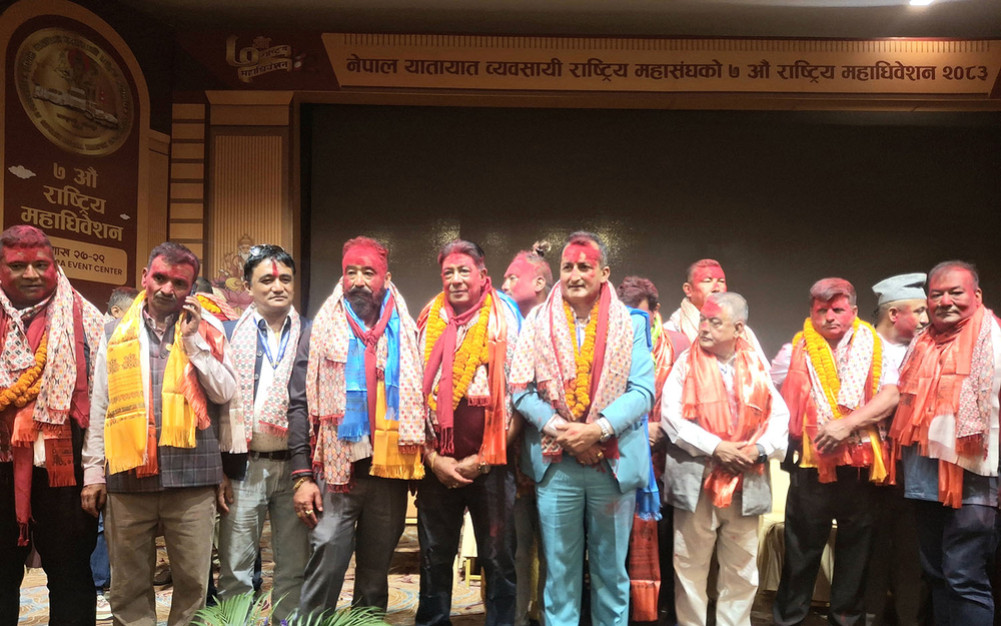 Punya Prasad Sitaula elected as President of National Federation of Transport Entrepreneurs