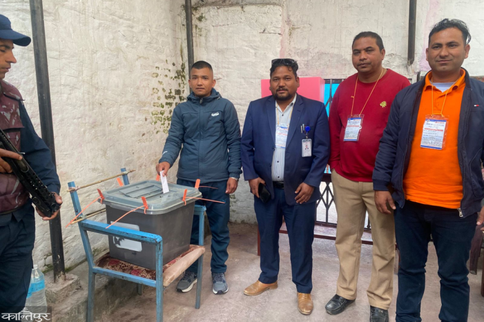 Voting completed at temporary center of Salyan Prison